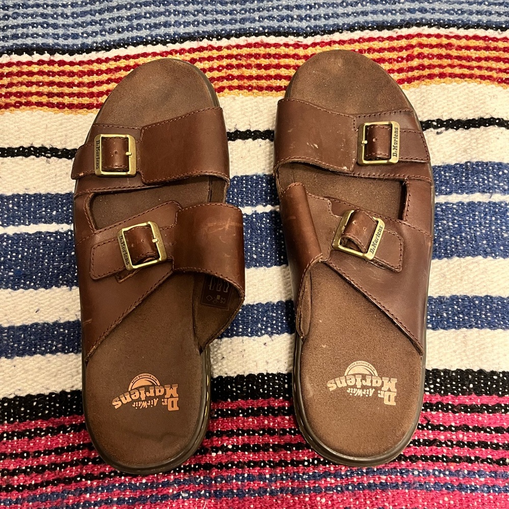 Dr. Martens Brown Leather Sandals